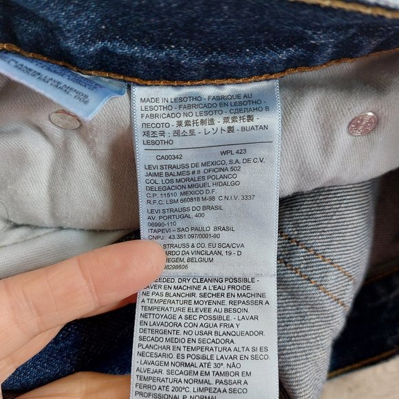 Levi's 505 Men's Blue Denim Flat Front Shorts Size W40 - Picture 8 of 10